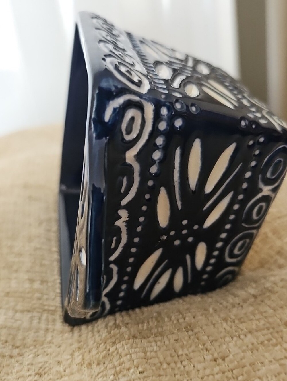 Temp-Tations Navy Ceramic Square Ramekins - Set of 4 - Picture 5 of 5